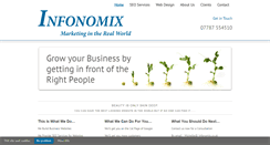 Desktop Screenshot of infonomix.co.uk