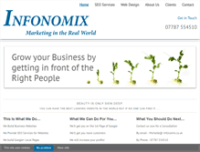 Tablet Screenshot of infonomix.co.uk